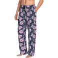 thumbnail image 6 of Hirioo Flowers for Women's PJ Pajama Pants Sleep Pants Women's Home Trousers with Pockets,S-3XL-Large, 6 of 6