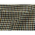 thumbnail image 4 of oneOone Viscose Jersey Dark Yellow Fabric Argyle Check Dress Material Fabric Print Fabric By The Yard 60 Inch Wide, 4 of 5