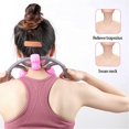 thumbnail image 5 of Muscle Massage Roller, 8 Wheels Portable Massager Muscle Roller, 360 Cellulite Massage,Blue, 5 of 5