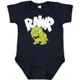 thumbnail image 3 of Inktastic Lil' Green Triceratops Rawr Boys or Girls Baby Bodysuit, 3 of 5