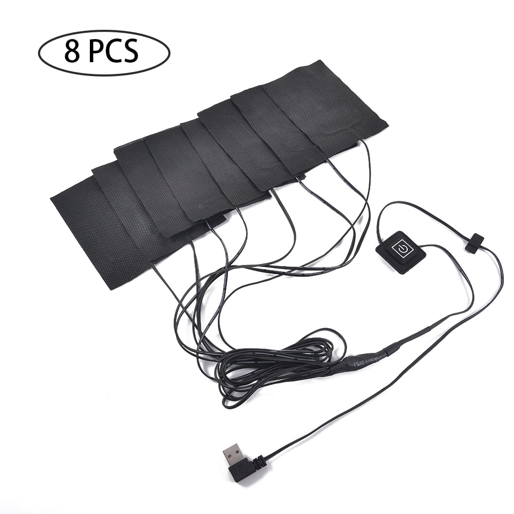 5v portable usb heating sheet warm hand mouse pad carbon fiber heating pad JH 