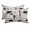 White Black, variant on Cow Pig Chicken Outdoor Pillows for Chaise Lounge Chair Waterproof Lumbar Pillows with Insert&Adjustable Strap Beach Headrest Pillow Farm Barn Windmill Teal Brown Wooden Plank Pool Pillow 11"x16"