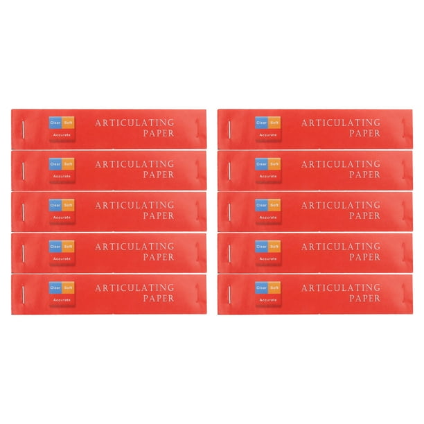 Oral Articulating Paper, Thin Accurate Oral Bite Paper Strips Clear