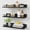 Black, variant on Floating Shelves for Wall 24 Inches Long, Modern White Wall Shelving Unit for Bedroom, Wood Hanging Shelf for Kitchen Bathroom Living Room Office Organizers and Storage (White and Grey)