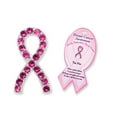 thumbnail image 3 of Breast Cancer Awareness Pink Rhinestone Tac Pin, 3 of 4