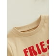 thumbnail image 5 of Kids Girl Boy  Valentines Day Outfit Bow Lips/Heart Letter Print Long Sleeve Sweatshirts Pullovers Tops Spring Clothes, 5 of 7