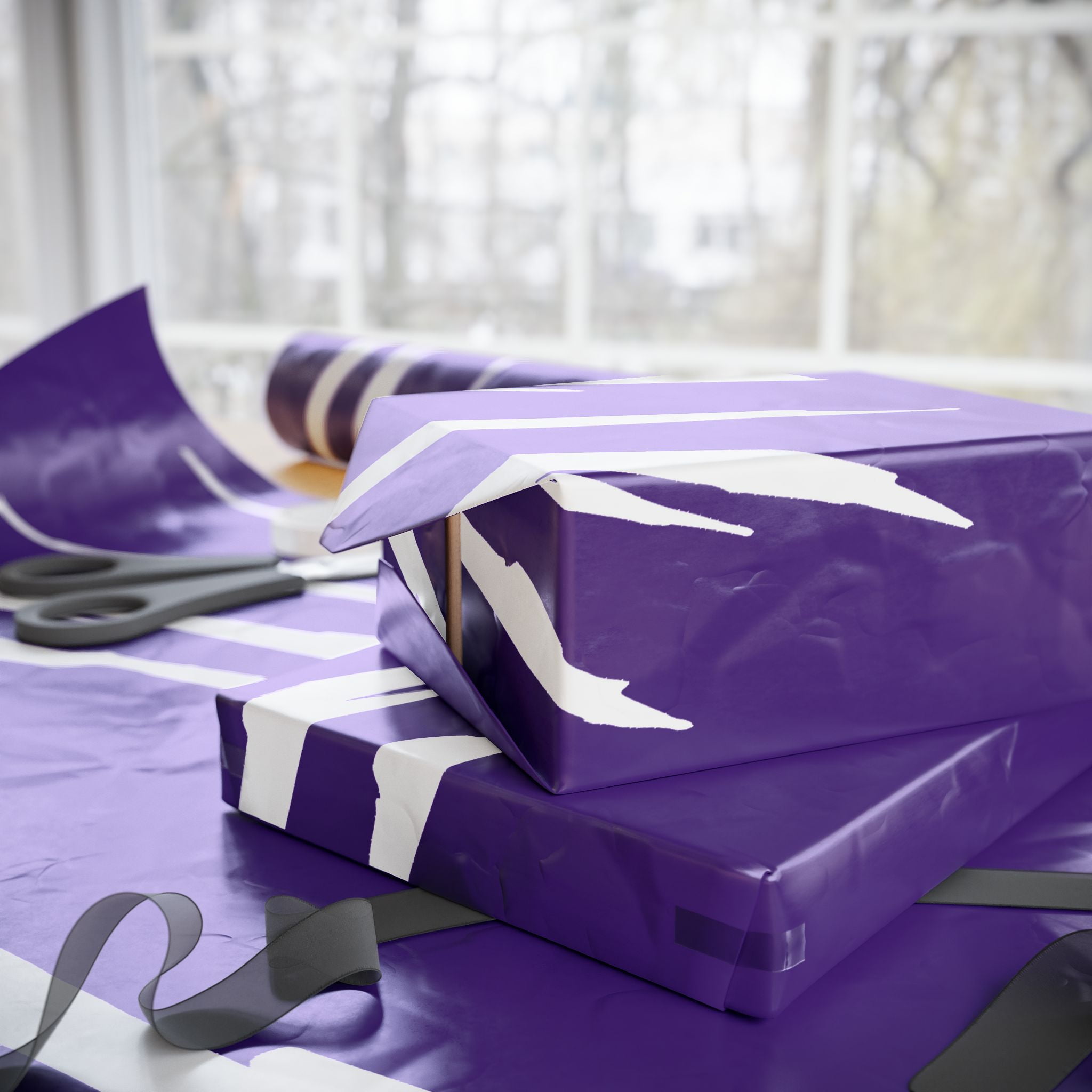 Effete Feline Claw Marks Scratch Gift Wrap Papers