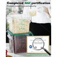 thumbnail image 3 of Contenedores de almacenamiento de alimentos SVKLHY 4L (2 piezas) de grado comercial, 3 of 9