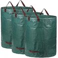 thumbnail image 1 of * Bolsas para Desechos De Jardín De 300 L (H84 Cm, D67 Cm), Bolsa De Jardín Grande con Asas, Sacos De Basura Impermeables Y Resistentes, 1 of 5