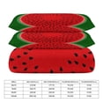 thumbnail image 2 of 3 Pcs Soft Bedding Set, Includes 1 Duvet Cover with Zipper And 2 Pillow Shams,Watermelon Red And Bright Full(79"×90"), 2 of 8