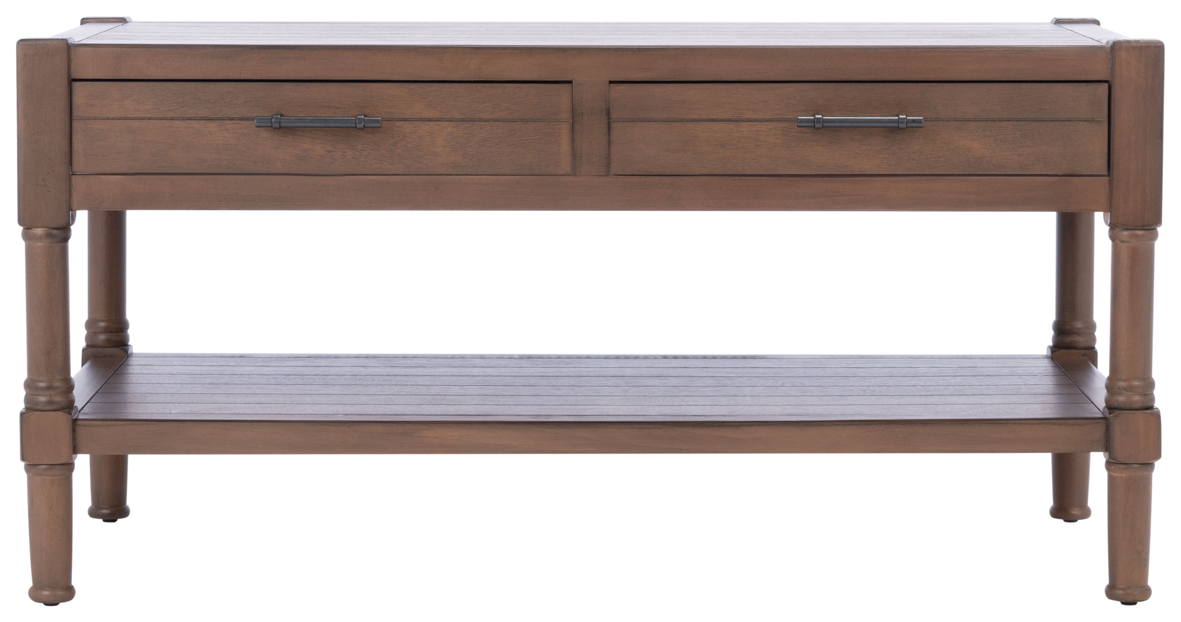 SAFAVIEH Filbert Solid 2 Drawer Coffee Table, Brown