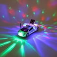 thumbnail image 3 of 360° Rotating Police Car Toy with Sound & Light Electric Automatic Openable Doors Educational Vehicle Toy for Kids Children, 3 of 8