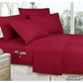 thumbnail image 2 of Silky Soft  Pintuck Bed-in-a-Bag 8-Piece Comforter Set --HypoAllergenic - King Burgundy, 2 of 3