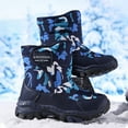 thumbnail image 2 of shoper Kids Snow Boots,Boys and Girls Winter Boots Warmth Non for Outdoor Cold Weather Hiking Boots Shoes Toddler Snow Boots, 2 of 7