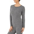 thumbnail image 3 of Fruit of the Loom Women's Long Underwear Waffle Crew and V-Neck Thermal Top, 2-Pack, 3 of 7