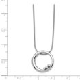 thumbnail image 3 of SS White Ice Diamant Bague Unique Collier 18 Pouces, 3 of 3