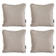 thumbnail image 1 of Cojin Decorativo Cuadrado grande Set de 4 Niz Arena, 1 of 4