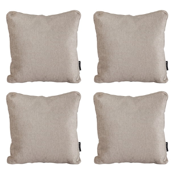Cojin Decorativo Cuadrado grande Set de 4 Niz Arena