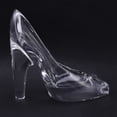 thumbnail image 4 of 4X Zapatos de Cristal de Cristal Decoración para El Hogar Cenicienta Zapatos de Tacón Alto Zapatos de Boda Figuras, 4 of 9