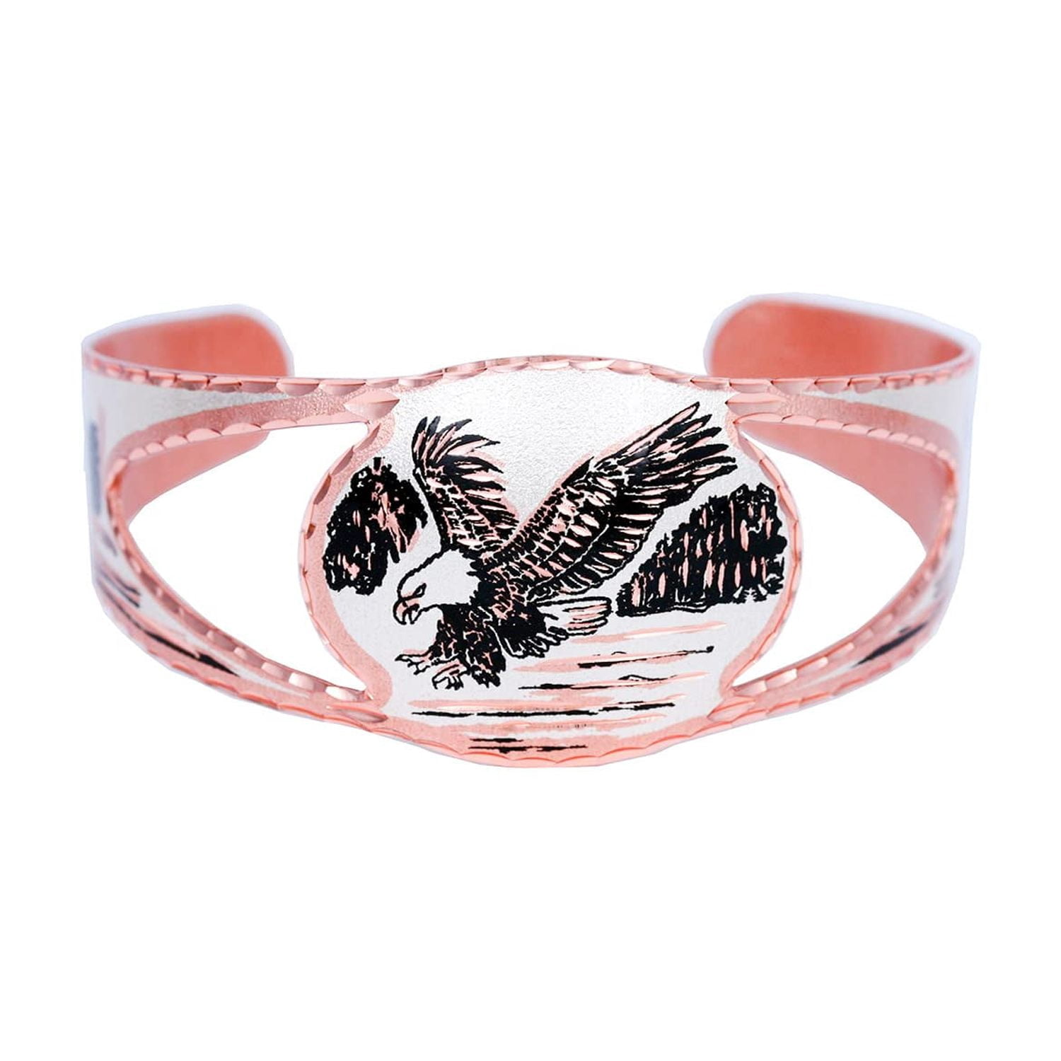 Silver Plated Copper Cuff Bracelet – Sea Turtle Design Adjustable Bangle, Handmade Artisan Jewelry - View #2