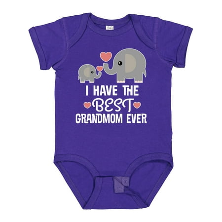 

Inktastic Grandmom Best Ever Grandkids Boys or Girls Baby Bodysuit