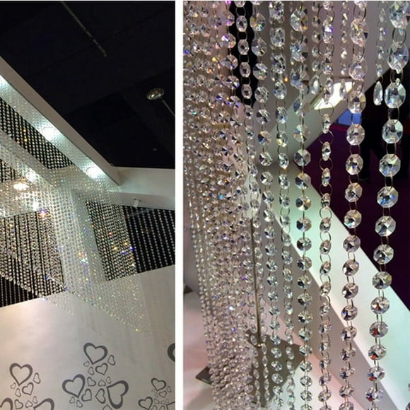 Glass Bead Window Blackout Curtains Living Room Bedroom Window Door Wedding Window Blackout Curtains Sound Proof