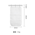 thumbnail image 4 of Organizador de malla colgante para ducha, con 6 bolsillos, gancho para barra o revestimiento de cortina de ducha, bolsa de almacenamiento de tela y colgador para puerta de baño., 4 of 5