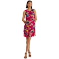 thumbnail image 3 of Lauren Ralph Lauren Women's Pink Floral Georgette Sleeveless Dress, 3 of 4