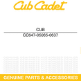 thumbnail image 5 of CUB CADET 647-05065-0637 Grassbag Frame Powder Black CC600 CC 600, 5 of 8