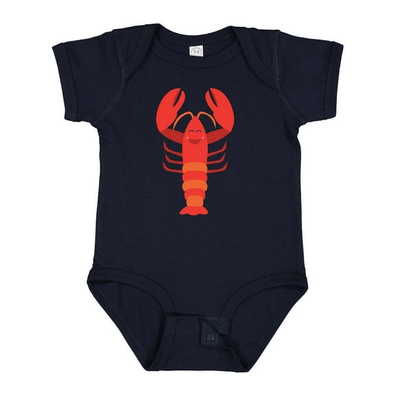 Inktastic Lobster Distressed Ocean Creature Boys or Girls Baby Bodysuit