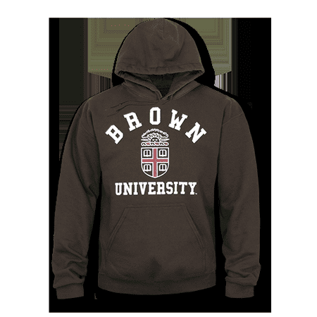Fleece Ncaa Pullover Sweatshirt - NCAA Brown University Freshmen Pullover Sweatshirt Hoodie Game Day Fleece Brown XL