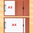 thumbnail image 3 of A5A4 Dossier Pliable Multifonctionnel Bloc-Notes Horizontal Organisation des Informations d'Affaires Dossier, 3 of 6