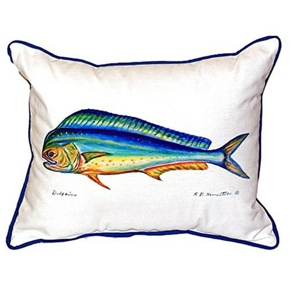 Betsy Drake ZP010 20 x 24 in. Dolphin Extra Large Zippered Pillow