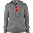 thumbnail image 5 of Fix Your Eyes on Jesus Ladies Pullover Hooded Sweatshirt, 5 of 5
