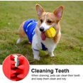 thumbnail image 4 of 2 pelotas de juguete para perros, pelota de goma para masticar, no tóxica, resistente a las mordeduras, pelota de juguete interactiva con rompecabezas para entrenar la inteligencia de perros pequeños, 4 of 5