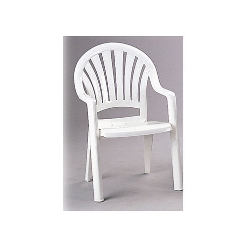 Grosfillex Pacific Fanback Armchair 49092004 16 Pack Walmart Com Walmart Com