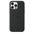 thumbnail image 3 of Funda de silicona suave al tacto para iPhone 16 Pro Max con carga inalámbrica MagSafe de 6,9" (negro), 3 of 5