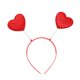 thumbnail image 3 of Diadema de amor roja, accesorios para el cabello, diadema de amor tridimensional, tocado, accesorios para el cabello del Día de San Valentín, 3 of 5
