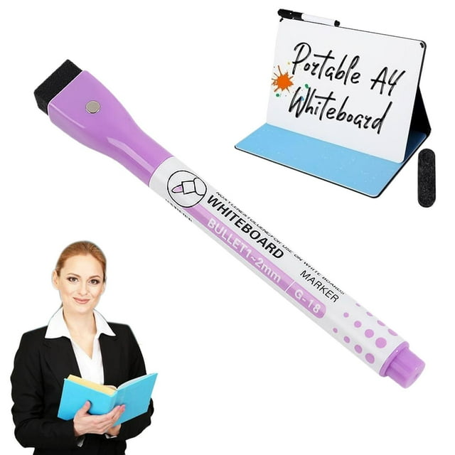 Home Tools Small White Board Double Folding Whiteboard Portable Board Skin Friendly Material for Study Meeting Doodling Planning Brown (10ml)