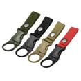thumbnail image 1 of Botella Colgante Hebilla Clip Agua Botella Portador Anillo Soporte para Mochila Cinturón Exterior Campamento, Senderismo, Negro, Verde, Caqui, Rojo Paquete de 8, 1 of 6