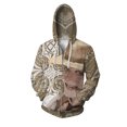 thumbnail image 3 of Sudadera con capucha y cremallera con estampado de tigre para hombre, con personajes de dibujos animados, estampado 3D, de manga larga, informal, holgada, 3 of 5