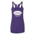 thumbnail image 2 of Wild Bobby, Callahan Auto Parts Sandusky Ohio Retro 90s Funny Tommy Boy, Pop Culture, Women Tri-Blend Racerback Tank Top, Purple Rush, X-Large, 2 of 4