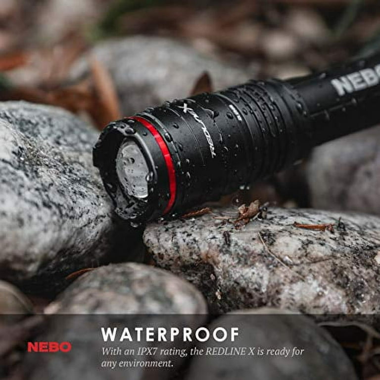 nebo flashlight 1800 lumens Redline X The tail push Nebo 6860 Redline X Rechargeable