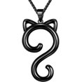 thumbnail image 3 of Beautlace lindo gato anillos ajustables 18K oro/plata/negro pistola plateado encantadores gatos animales anillo abierto joyería para mujeres KR0029, 3 of 5