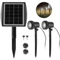 thumbnail image 4 of Yuarrent Foco Solar de BSV-SL302, foco LED para paisaje con batería, ángulo ajustable, luz blanca impermeable para exteriores, para césped y jardín Iluminación y accesorios Yuarrent HA015263-00, 4 of 6