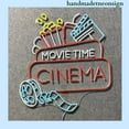 thumbnail image 5 of Handmadetneonsign Movie Time Neon Sign, Cinema Wall Art Decor, Cinema Theater Home Wall Decor 037689, 5 of 5