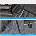thumbnail image 4 of ANOSOSPECIAL Funda para asiento de coche para perros para asiento trasero para niños Protector de asiento de coche ISOFIX para perros Antideslizante Resistente al agua Durable Ajuste universal Funda p, 4 of 5