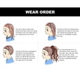 thumbnail image 4 of Bouclés Longs Bouclés Femmes Femmes Cheveux Synthétiques Noirs pour Cosplay Partie, 4 of 8