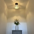 thumbnail image 3 of Enjoy Décor Lamps Tiffany 8-Inch Ceiling Light with Stained Glass Bowl, 3 of 5