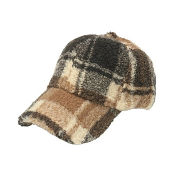 Dad Hats for Men Stylish Plaid Baseball Cap for Men and Women Fashionable Outdoor Sun Hat with Classic Design